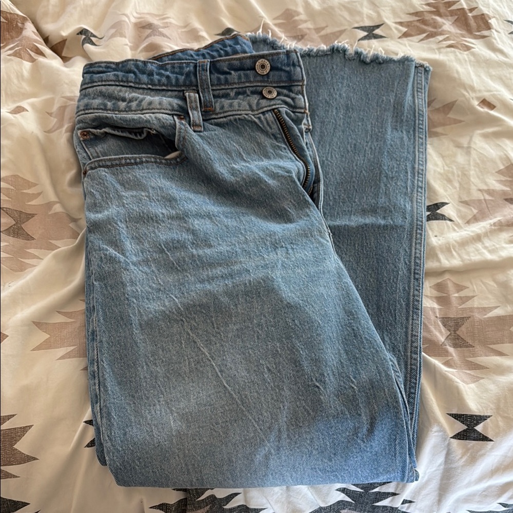 Abercrombie & Fitch Blue Relaxed Jeans